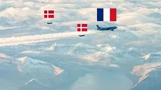 Denmark's Two F-35 Jets Make Their Debut in Greenland's Skies, Supported by French Tanker Aircraft