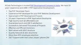 php development india ~ php web development company   it's broad worth in enterprise world