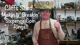 Makin n' breakin' Sixpence Coin Rings!