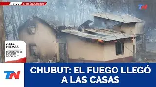 CHUBUT: EL FUEGO LLEGÓ A LAS CASAS.