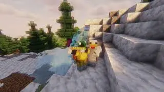 Wet hands played on a flute in Minecraft