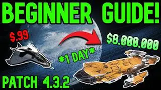 ПОЛНОЕ РУКОВОДСТВО ДЛЯ НАЧИНАЮЩИХ В STAR CITIZEN 4.3.2 НА 1 МЛН ДОЛЛАРОВ В ЧАС! ЛУЧШИЙ СПОСОБ ЗАР...