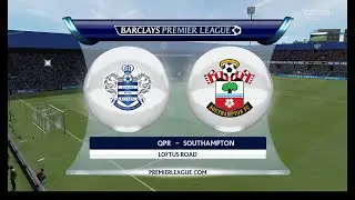 Fifa 15 Чемпионат Англии первый тур матч между QPR - Southampton
