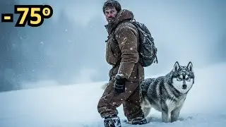 Surviving a -62°C Winter Snowstorm ALONE with My Dog in a Log Cabin