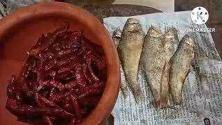 চ্যাপা শুটকি শুকনা মরিচ দিয়ে ভর্তা রেসিপি 👌👌
