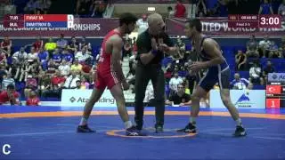 BRONZE GR - 66 kg: D. DIMITROV (BUL) df. M. FIRAT (TUR), 2-1