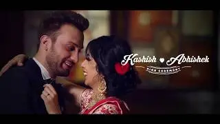 A Resplendent  Ring Ceremony of Kashish and Abhishek - Safarsaga Films .