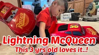 Amazing 3 yrs old boy | Good on Lightning McQueen love it❤️#funny #cute #carstoys #lightningmcqueen