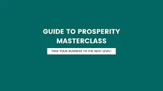 Guide to Prosperity MasterClass with Paolo Ruggeri