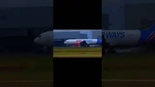 Raya Airways takeoff from KLIA. (9M-RXA)
