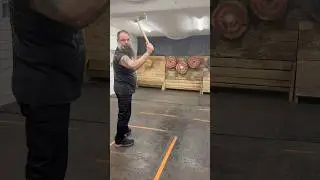 Professional Axe and knife throwing Viking from Sweden #axethrowing #axethrower #tomahawk #axe