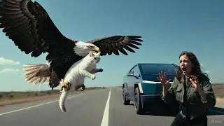 When a Dog Becomes a Hero: Saving a Cat from an Eagle 🐶❤️🐱