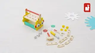Janod - Caisse &agrave; Outils Robot Brico'Kids
