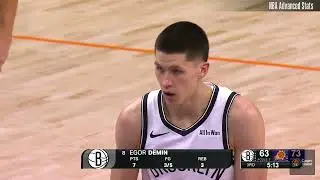 Egor D&euml;min - 15 Points, 3 Assists, 5 Rebounds vs Suns - 2025-26 Regular Season