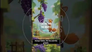 Aesops Fables - The Fox and The Grapes #audio #audiobook #poetry #reading #fyp #foryou #story #fable