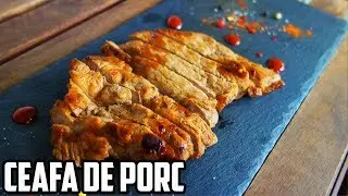 Ceafa de porc marinata in sos de soia