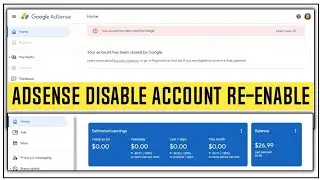 disable adsense account ko enable kaise kare | invalid click activity adsense account disabled