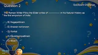 Quiz (Part 6)-TNPSC GROUP IV GENERAL STUDIES -2024