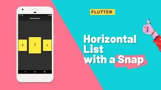 Flutter Horizontal List with A Snap Effect | Flutter Tutorials | Flutter Tutorials
