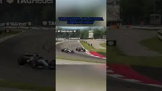 Verstappen and Russell Spain incident #f1simracing #f1 #maxverstappen #georgerussell #f1crash