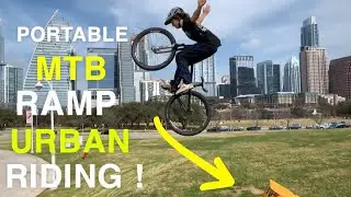 URBAN RIDING WITH PORTABLE RAMP !