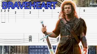 Braveheart - Easy Guitar Tutorial (TAB + CHORD)