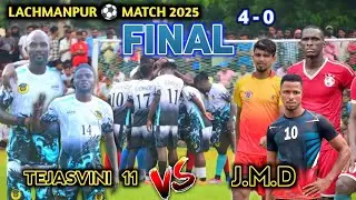 MEGA FINAL💥JMD 🆚 TEJASVINI 11💥LACHMANPUR FOOTBALL CHALLENGE TROPHY 2025 #final 