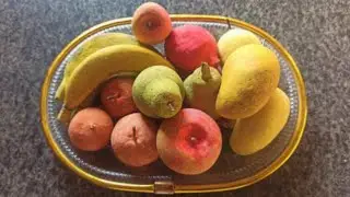 How to Make Paper Clay/Paper Clay Craft/Clay Art for School Students/Artwork/Decorating Fruit Basket