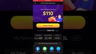 USE CODE CQMYTSL ON THE APP ZYNN