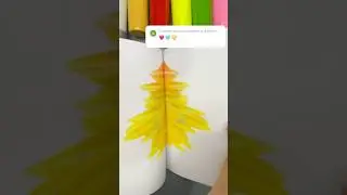 Subscribe for more visual art and satisfying magic. #artshorts #blendonpaper #shorts