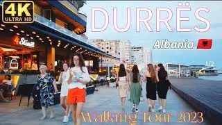 Durr&euml;s / Albania🇦🇱 Walking Tour 4K 60FPS Street Walking #durr&euml;s #albania #walking #tour