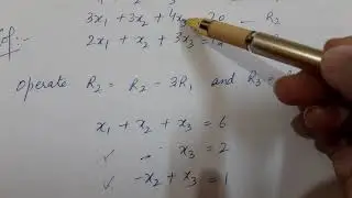 Numerical Methods | Gauss Elimination Method | Example with Partial Pivoting