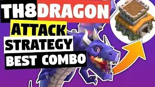 New Th8 Super Dragon Attack Strategy | Th8 Attack Strategy | Best Th8 Attack Strategy