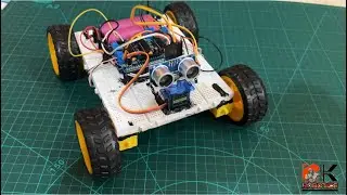 Arduino Obstacle avoiding Car || Robot car || #arduino || DK Robotics