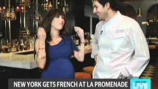Alain Allegretti with Sara Gore Cooking on New York Live