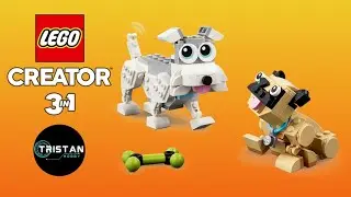 LEGO Creator 3in1 31137 Schnauzer and Pug | Adorable Dogs | 2nd Model | Speed Build | Fun Build