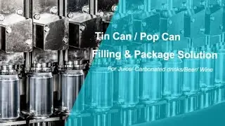 Automated Carbonated Drink Canning Line with Eco-Friendly Paper Tray Packaging Machine