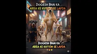 dogesh bhai ka area ke kutton se lafda | dogesh Funny Vlog | Viral dog | dogesh | dog