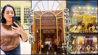 Walking Through Dubai&rsquo;s Gold Souk 🇦🇪 | Window Shopping for Gold Jewelry 💛