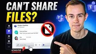 Quick Tip: Sharing Files with External Users in Teams Chat