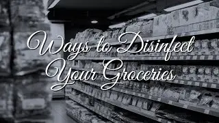 How to minimize contamination after shopping!