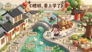 English for Kids: Shuti&rsquo;s Suzhou Rush to School | Vocabulary & Story