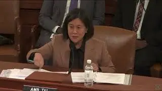 Rep. Steube Questions U.S. Trade Ambassador Tai at the Ways and Means Committee Hearing