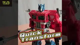 【QuickTransform】 PREMIUM FINISH War For Cybertron OPTIMUS PRIME #Shorts