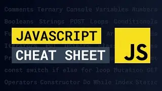 The Only JavaScript Cheat Sheet You Need (For Beginners & Pros)