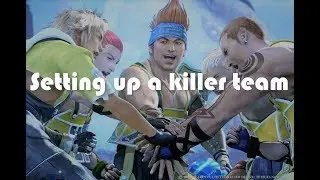 Final Fantasy X - Setting up a killer initial blitzball team