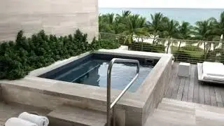 The Miami Beach EDITION | Premier Bungalow Ocean view Suite with private terrace with plunge pool.