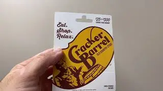 Cracker Barrel Gift Card - Physical Card vs Digital Code