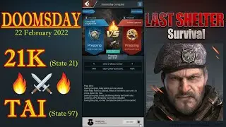 21K vs TAI - DD War ✪ Doomsday ✪ Last Shelter Survival