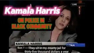 1st black woman president, to be, Kamala Harris on policing